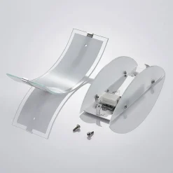 Lindby Glass-vegglampe Zinka med LED, 25 cm Outlet