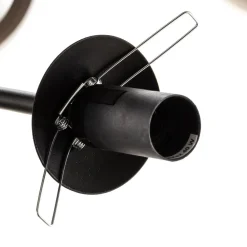 EMIBIG LIGHTING Glassy taklampe, svart, grafitt, glass, 6 lyskilder, E14| Design- Og Hotellbelysning|Taklamper