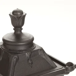 Fumagalli Golia utendørs vegglampe, svart, klar 2 700 K