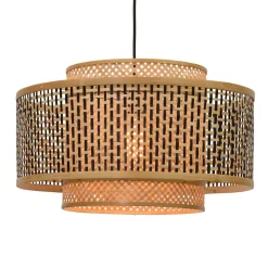 Good & Mojo Bhutan pendellampe laget av bambus Ø 50 cm| Pendellamper