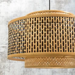 Good & Mojo Bhutan pendellampe laget av bambus Ø 50 cm| Pendellamper