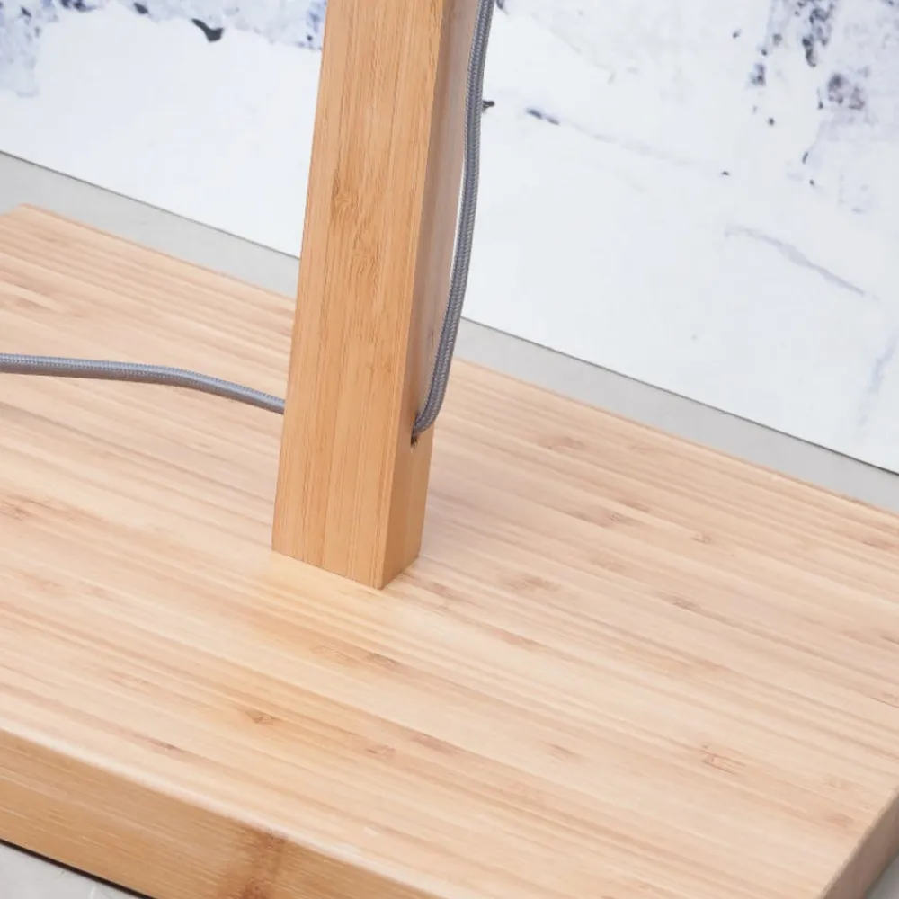 Good & Mojo Iguazu buelampe natur sylinder Ø50cm| Gulvlamper