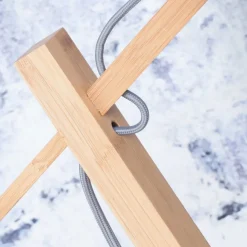 Good & Mojo Iguazu buelampe natur sylinder Ø50cm| Gulvlamper