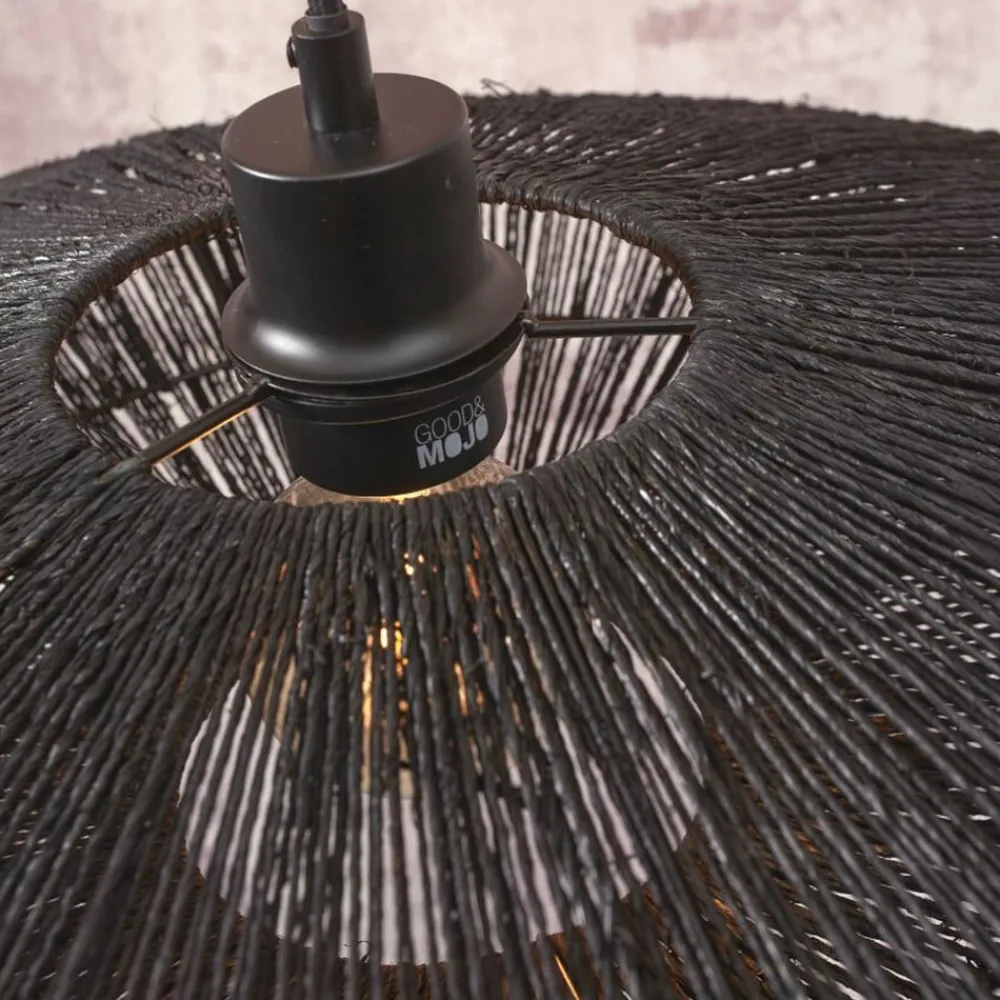 Good & Mojo Iguazu høyde 176 cm Ø55cm svart| Gulvlamper