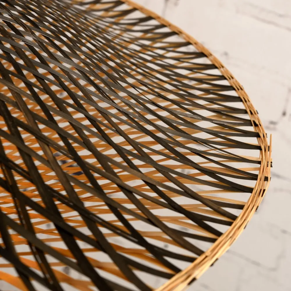 Good & Mojo Kalimantan vegg, natur/svart, Ø 44cm| Vegglamper