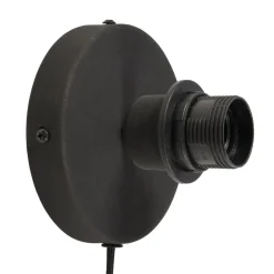 Good & Mojo Kalimantan vegg, natur/svart, Ø 44cm| Vegglamper