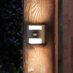 Philips Grass - Sensor-vegglys i antrasitt m. LED-Lys Outlet