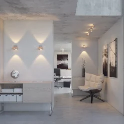 GRIMMEISEN LICHT GRIMMEISEN Slide Movex LED-spot 80°/80° dim blå| Butikkbelysning