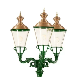 K.S. Verlichting Grønn Parijs kandelaber med tre lys Online