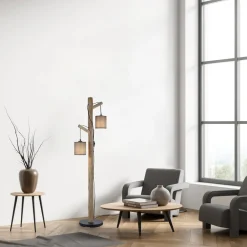 JUST LIGHT. GmbH Grønn Tribu gulvlampe med papirskjermer Clearance