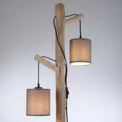 JUST LIGHT. GmbH Grønn Tribu gulvlampe med papirskjermer Clearance