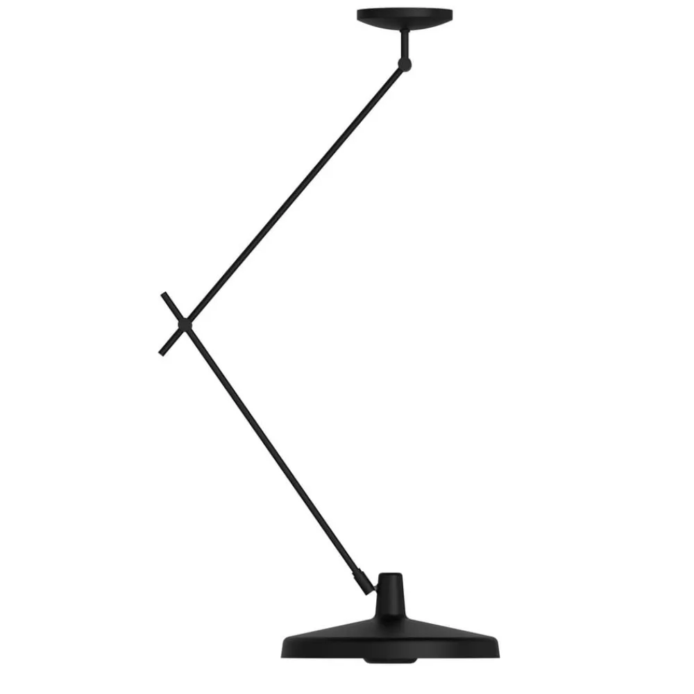 GRUPA Arigato taklampe 1 stk. 140cm Ø45cm svart| Kontorbelysning