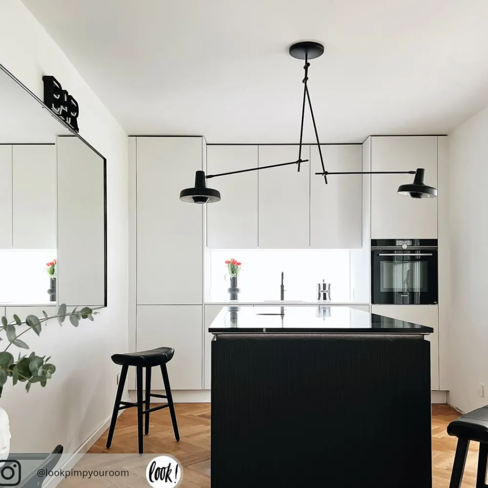 GRUPA Arigato taklampe 2-lys 110cm sort| Kontorbelysning