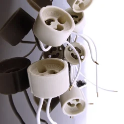 Deko-Light GU10 fatning, keramikk, hvit, kabel 15 cm, maks. 35 W New