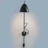 GUBI Bestlite BL5 vegglampe, krom/svart Hot