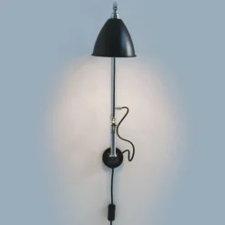 GUBI Bestlite BL5 vegglampe, krom/svart Hot