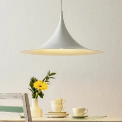 GUBI Semi pendellampe, Ø 60 cm, hvit