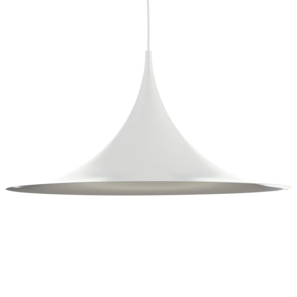 GUBI Semi pendellampe, Ø 60 cm, hvit