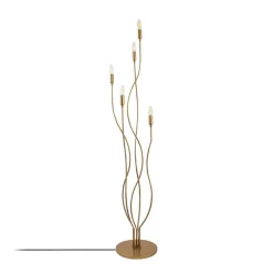 Opviq Gulvlampe Bonibon 13237 gullfarget metall Høyde 160 cm 5 lyskilder Best