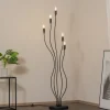 Opviq Gulvlampe Bonibon 13231 svart metall høyde 155 cm 5 lyskilder| Gulvlamper