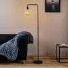 Trio Lighting Gulvlampe Diallo uten skjerm matt svart Outlet