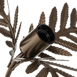 ONLI Gulvlampe Dubai i bladdesign, 2 lyskilder, bronse Online