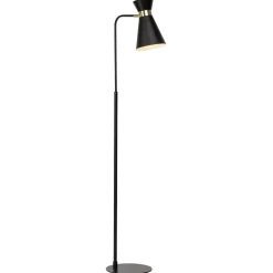 Brilliant Gulvlampe Goldy, justerbar Outlet