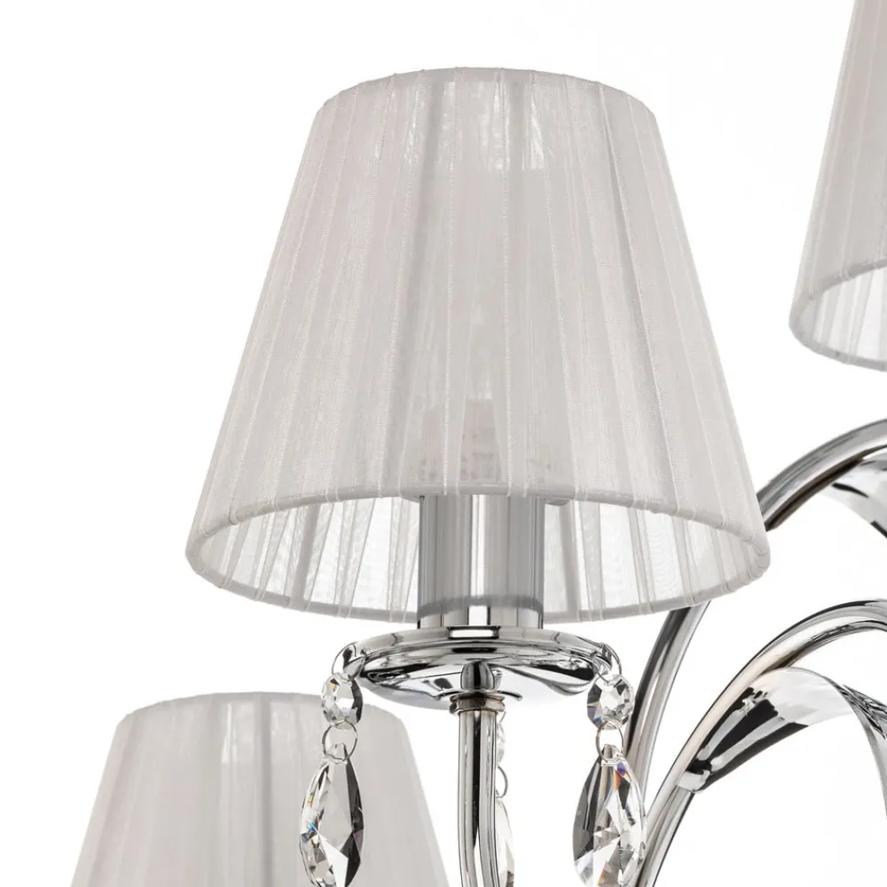 ONLI Gulvlampe Jacqueline, 3 lyskilder, hvit| Gulvlamper