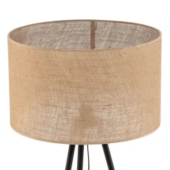 TK Lighting Gulvlampe Juta med trebensstativ| Gulvlamper