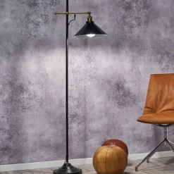 Globo Gulvlampe Lenius med bevegelig skjerm| Gulvlamper