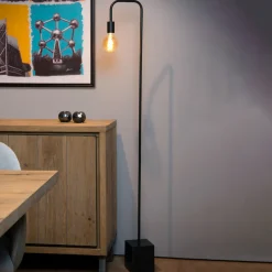 Lucide Gulvlampe Lorin i svart Clearance