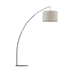 TK Lighting Gulvlampe Moby Nature med tekstilskjerm Discount