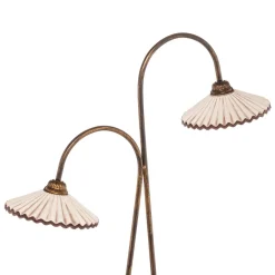 ONLI Gulvlampe Rosina med to keramiske skjermer Sale