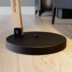 Lamkur Gulvlampe Skansen, justerbar, svart| Gulvlamper