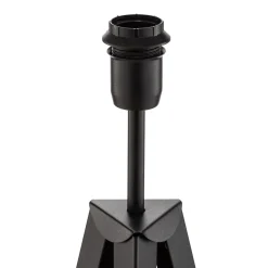 Domiluce Gulvlampe Tago, treben, skjerm svart/gull Best