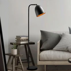 Opviq Gulvlampe Tattoo 4090, svart, metall, høyde 120 cm Outlet