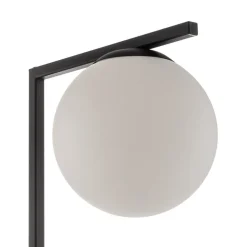 ALDEX Gulvlampe Zac med kuleformet lampeskjerm, svart| Gulvlamper