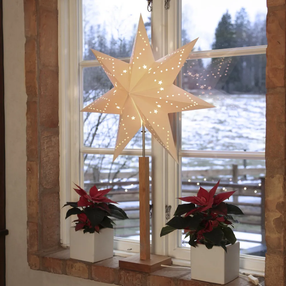 STAR TRADING Gulvstjerne Karo Maxi eik natur/hvit Clearance