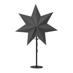 STAR TRADING Gulvstjerne Mixa metall/papir svart/mørkegrå Best