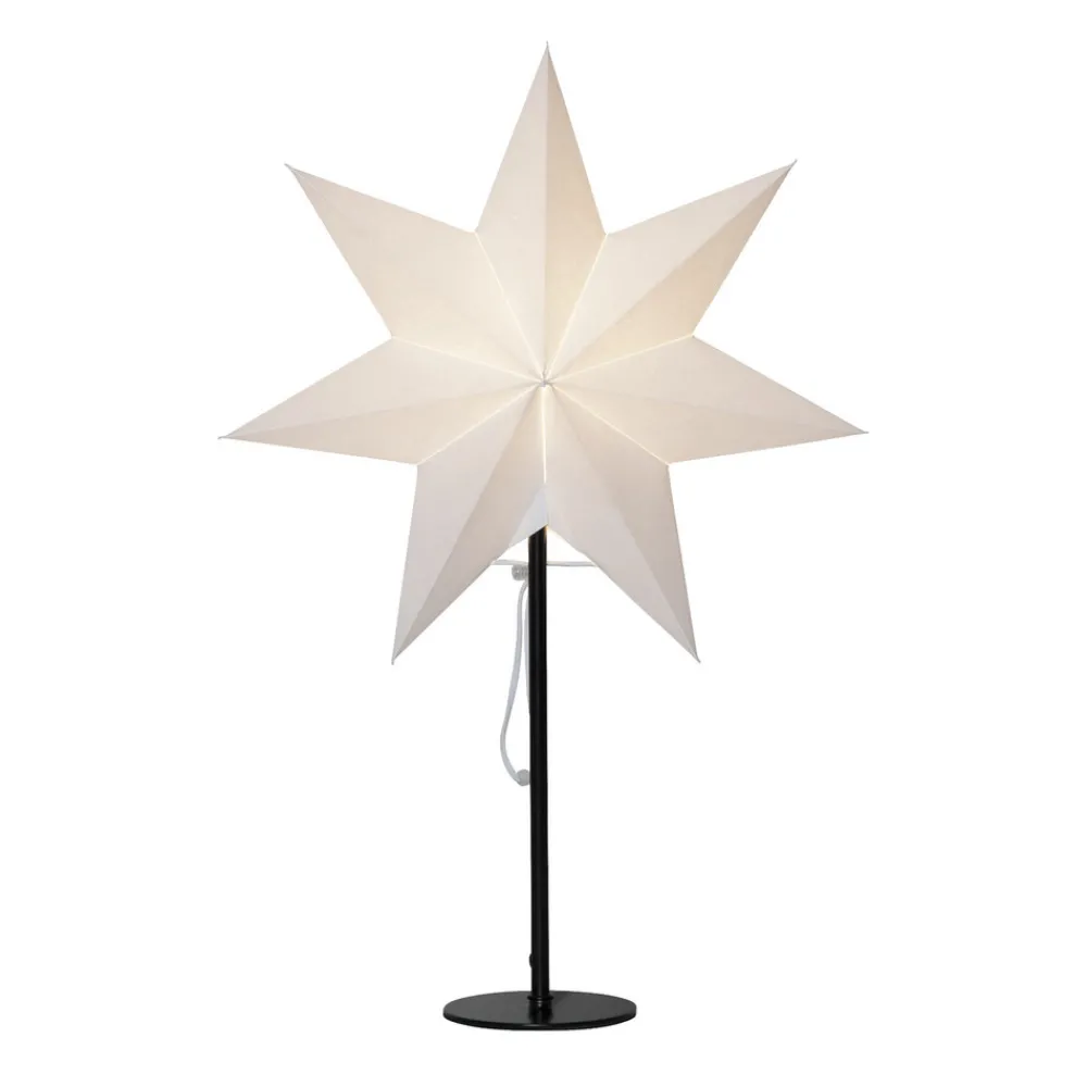 STAR TRADING Gulvstjerne Mixa, metall/papir svart/hvit Online