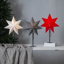 STAR TRADING Gulvstjerne Mixa, metall/papir svart/hvit Online