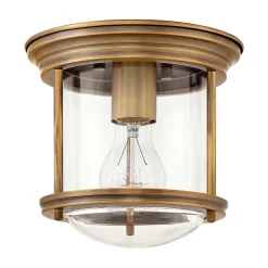 Quintiesse Hadrian Mini utendørs taklampe, bronse/klar Hot