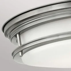 Quintiesse Hadrian utendørs taklampe, antikk nikkel/opalhvitt Online