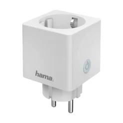 Hama Mini WLAN-stikkontakt strømmåler app-styring| Tilbehør