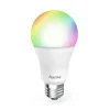 Hama Smart LED-pære, klar E27 A60 WLAN Matter 9W RGBW| E27 Pærer|Dimbar Led-Pære