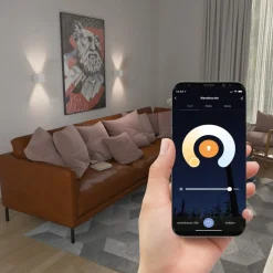 Hama WLAN LED-vegglampe, app-styring, CCT, hvit