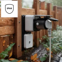 Hama WLAN stikkontakt Smart, IP44, strømmåler, Matter 2 300 W| Tilbehør