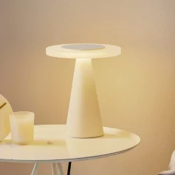 Helestra Bax bordlampe med touchdimmer, hvit| Bordlamper