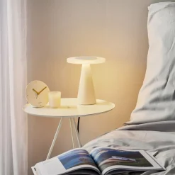 Helestra Bax bordlampe med touchdimmer, hvit| Bordlamper