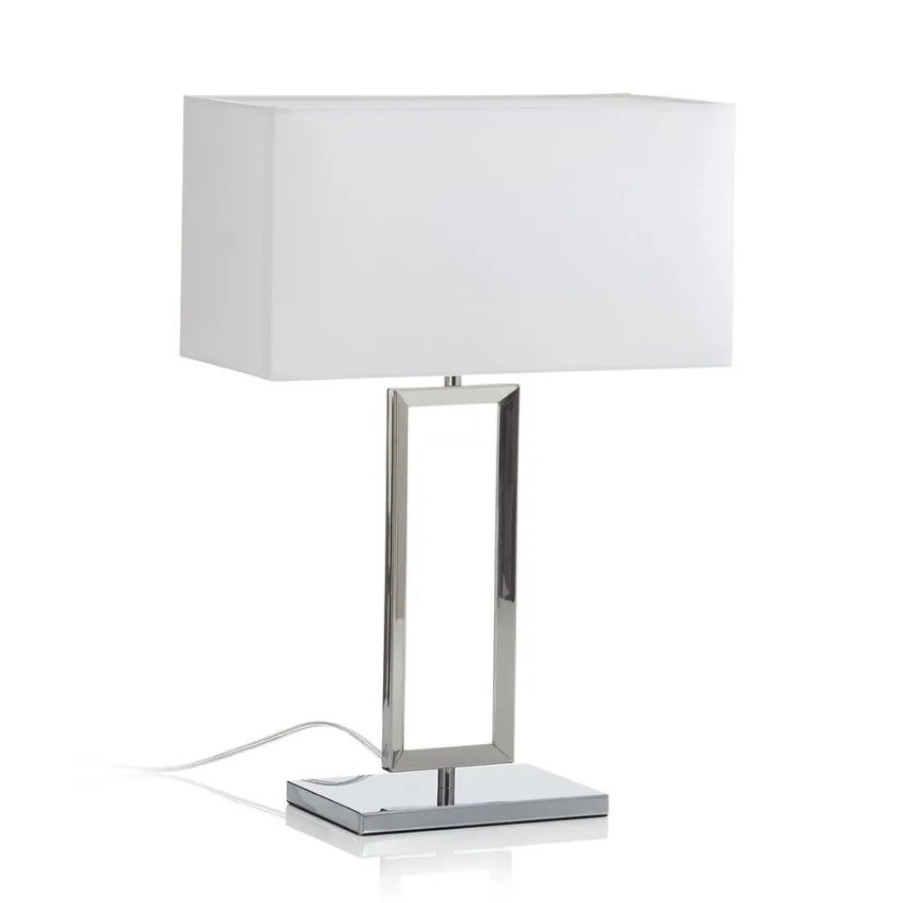 Helestra Enna 2 bordlampe i tekstil, høyde 53 cm| Bordlamper